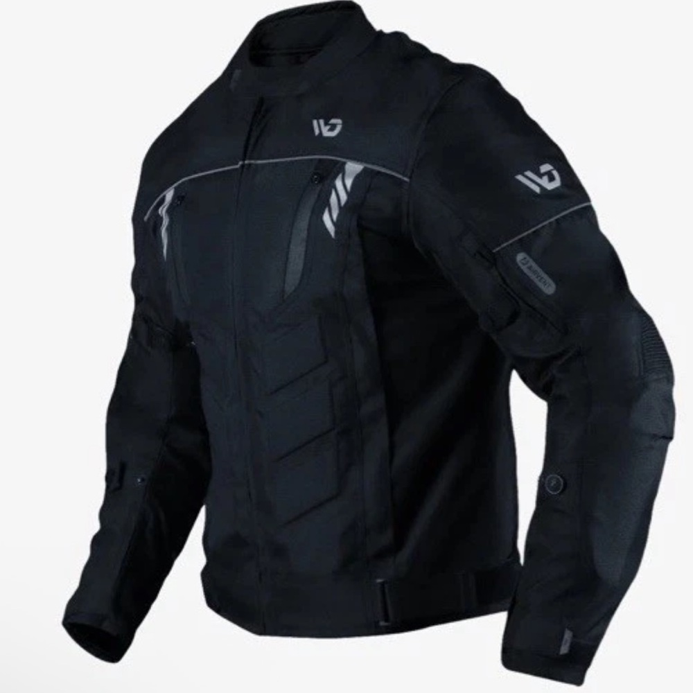 New men’s WD Motorsports black textile Moto/biker jacket Vegas series 1.0 small